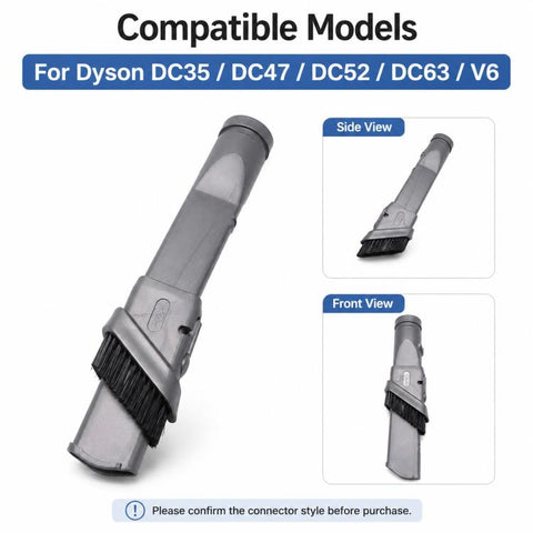 For Dyson V6 / DC35 / DC47 / DC52 / DC63 Vacuum Cleaner Accessories, Retractable Stiff Bristle Narrow Brush Head