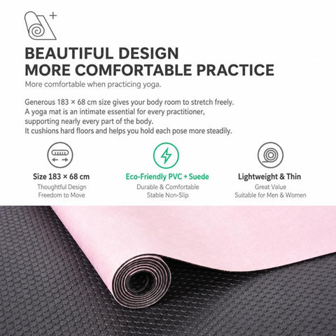 Microfiber Suede Non-slip Portable Yoga Mat