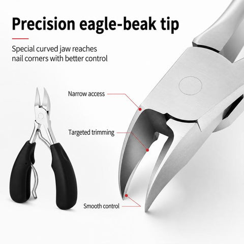 Nail Clipper for Paronychia Stainless Steel Olecranon Nail Nipper, Nail Clipper