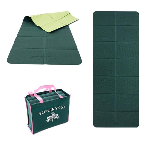 Negative Ions Portable Travel Thick Foldable Yoga Pad Student Nnap Mat