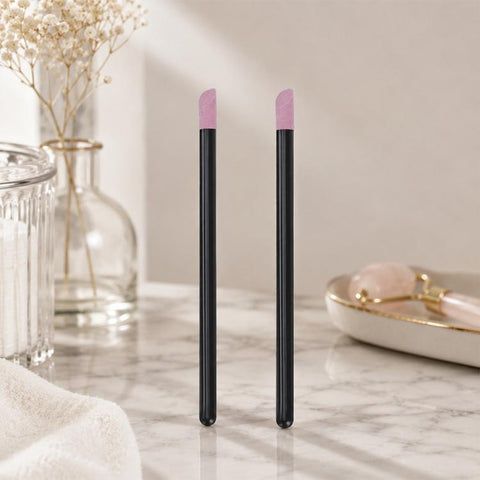 2pcs/Pack Angled Quartz Nail Pen Nail Surface Polishing Tool