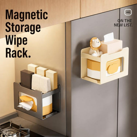 Multifunctional Wall Mounted Magnetic Tissue Storage Holder