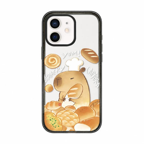 Cute Capybara Cartoon Print Acrylic TPU Phone Case, For iPhone 13, For iPhone 12, For iPhone 12 Pro Max, For iPhone 12 Pro, For iPhone 11