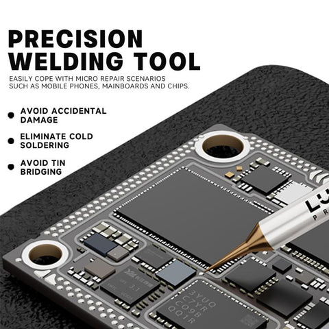 LUOWEI LW-C210F Series 10 in 1 Flying Wire Soldering Iron Tip Set, Elbow, Tip, Slant Blade