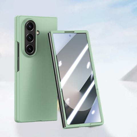 Skin Feel PC Phone Case with Tempered Film, For Galaxy Z Fold8 Ultra 5G, For Galaxy Z Flip8 5G