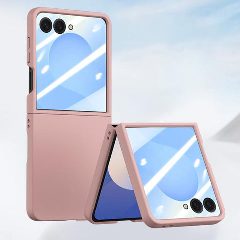 Skin Feel PC Phone Case with Tempered Film, For Galaxy Z Fold8 Ultra 5G, For Galaxy Z Flip8 5G