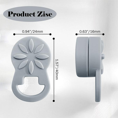 Clothes Silicone Magnetic Glasses Holder