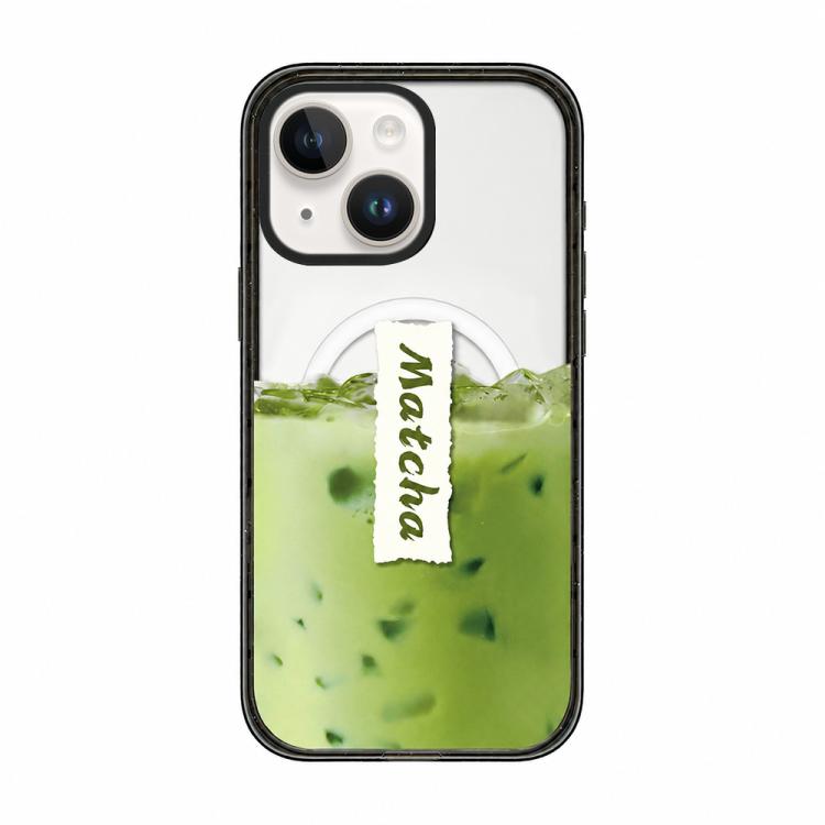 Matcha Latte Cake Pattern Magnetic Acrylic TPU Phone Case, For iPhone 13, For iPhone 12, For iPhone 12 Pro Max, For iPhone 12 Pro, For iPhone 11
