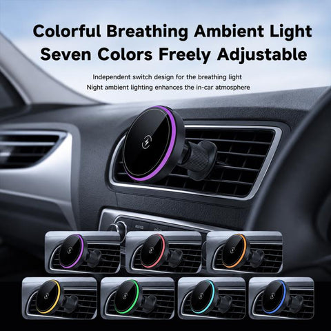 T1 15W Magnetic Wireless Charging Car Air Vent Phone Holder