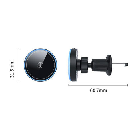 T1 15W Magnetic Wireless Charging Car Air Vent Phone Holder