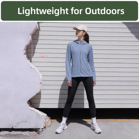 UPF50+ Lightweight Breathable Sun Protection Women Jacket, 3XL, 4XL