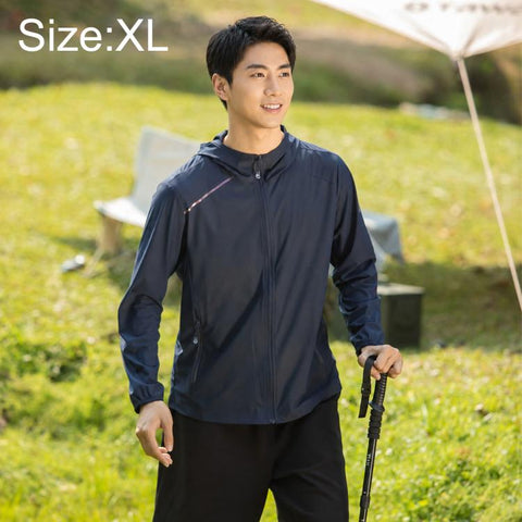UPF50+ Lightweight Breathable Sun Protection Men Coat, M, L, XL, 2XL, 3XL, 4XL