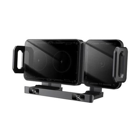 X06 Foldable Screen 15W Wireless Charger Rotating Navigation Bracket, Bat Bracket, Grey Bracket + Tripod, Black Bracket + Tripod, Black Bracket + Suction Cup, Only Black Bracket, Grey Bracket + Suction Cup, Only Grey Bracket