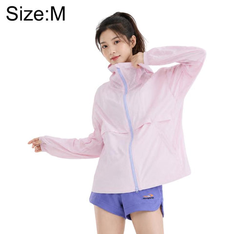 UPF50+ Cooling Fiber Lightweight Breathable Sun Protection Coat, S, M, L