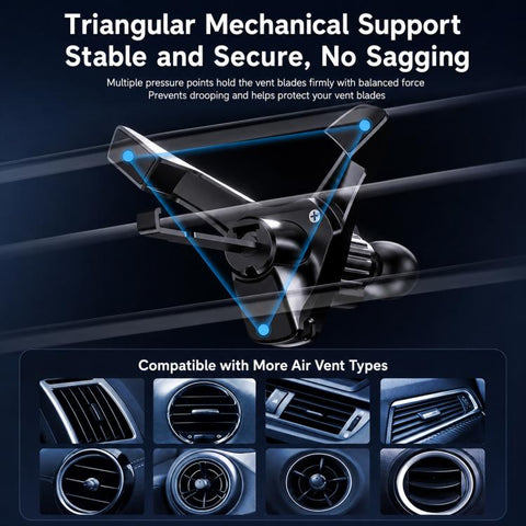 A3 15W Car Electric Wireless Fast Charging Rotating Bracket, A3 Bracket + Air Vent Base, A3 Bracket + Suction cup, A3 Bracket + Dual Base