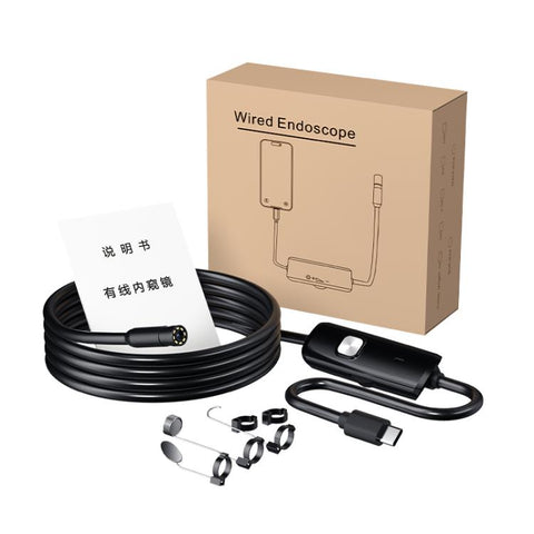 AN112T Type-C IP67 8LEDs 8mm Industry Digital Endoscope, 1m Flexible Cable, 2m Flexible Cable, 3.5m Flexible Cable, 5m Flexible Cable, 10m Flexible Cable, 1m Hard Cable, 2m Hard Cable, 3.5m Hard Cable, 5m Hard Cable, 10m Hard Cable