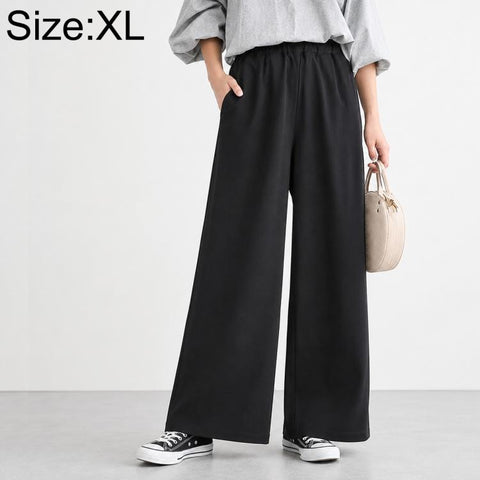 High-Waisted Wide-Leg Women Pants, M, L, XL, 2XL
