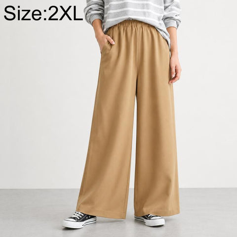 High-Waisted Wide-Leg Women Pants, M, L, XL, 2XL