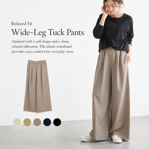 High-Waisted Wide-Leg Women Pants, M, L, XL, 2XL
