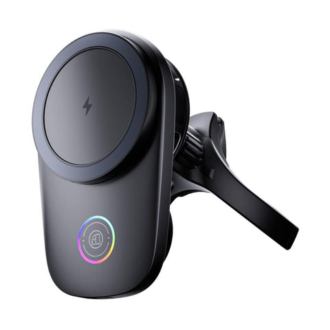 T16 Rotating Magnetic Wireless Charging Car Air Vent Phone Holder, T16