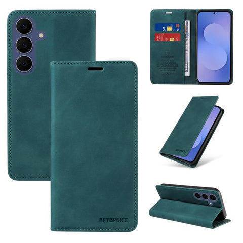 BETOPNICE Suction RFID Anti-theft Leather Phone Case, For Galaxy S26 FE 5G