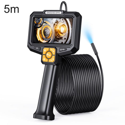 S11 5 inch IPS HD Screen 8mm Industry Digital Endoscope, 1m Hard Cable Single-lens, 5m Hard Cable Single-lens, 10m Hard Cable Single-lens, 1m Hard Cable Dual-lens, 5m Hard Cable Dual-lens, 10m Hard Cable Dual-lens