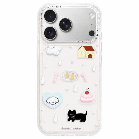 Skin Feel Frosted Cartoon Sticker Acrylic Phone Case, For iPhone 18 Pro / 17 Pro, For iPhone 18 Pro Max / 17 Pro Max, For iPhone 17, For iPhone 16 Pro Max, For iPhone 16 Pro, For iPhone 16