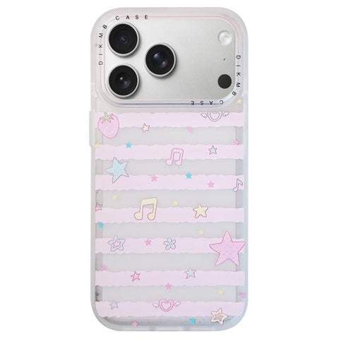 Skin Feel Frosted Cartoon Sticker Acrylic Phone Case, For iPhone 18 Pro / 17 Pro, For iPhone 18 Pro Max / 17 Pro Max, For iPhone 17, For iPhone 16 Pro Max, For iPhone 16 Pro, For iPhone 16