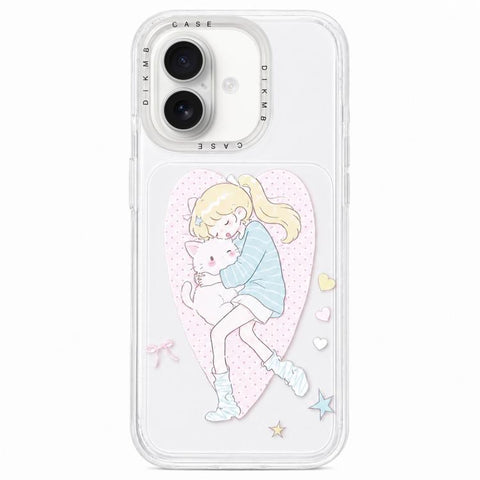 Skin Feel Frosted Cartoon Sticker Acrylic Phone Case, For iPhone 18 Pro / 17 Pro, For iPhone 18 Pro Max / 17 Pro Max, For iPhone 17, For iPhone 16 Pro Max, For iPhone 16 Pro, For iPhone 16
