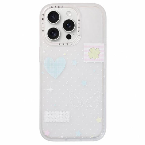 Skin Feel Frosted Cartoon Sticker Acrylic Phone Case, For iPhone 18 Pro / 17 Pro, For iPhone 18 Pro Max / 17 Pro Max, For iPhone 17, For iPhone 16 Pro Max, For iPhone 16 Pro, For iPhone 16