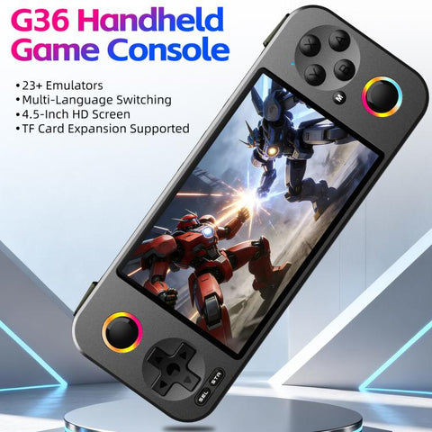 G36 4.5-inch IPS OLED Handheld Game Console Supports 23+ Emulators, 16G