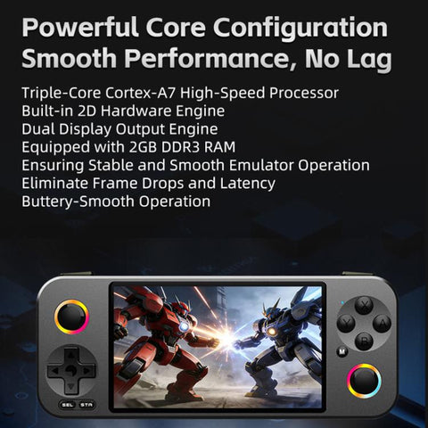 G36 4.5-inch IPS OLED Handheld Game Console Supports 23+ Emulators, 16G