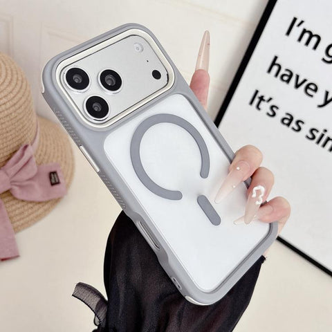 Cool 3 in 1 Magnetic Anti-slip Edge Phone Case, For iPhone 18 Pro / 17 Pro, For iPhone 18 Pro Max / 17 Pro Max, For iPhone 17, For iPhone Air