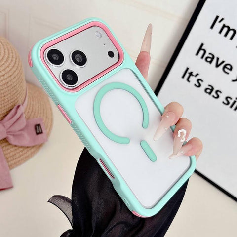 Cool 3 in 1 Magnetic Anti-slip Edge Phone Case, For iPhone 18 Pro / 17 Pro, For iPhone 18 Pro Max / 17 Pro Max, For iPhone 17, For iPhone Air