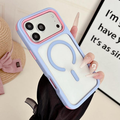Cool 3 in 1 Magnetic Anti-slip Edge Phone Case, For iPhone 18 Pro / 17 Pro, For iPhone 18 Pro Max / 17 Pro Max, For iPhone 17, For iPhone Air