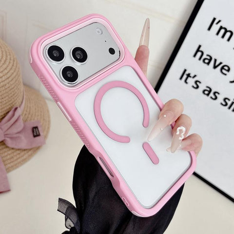 Cool 3 in 1 Magnetic Anti-slip Edge Phone Case, For iPhone 18 Pro / 17 Pro, For iPhone 18 Pro Max / 17 Pro Max, For iPhone 17, For iPhone Air