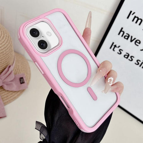 Cool 3 in 1 Magnetic Anti-slip Edge Phone Case, For iPhone 18 Pro / 17 Pro, For iPhone 18 Pro Max / 17 Pro Max, For iPhone 17, For iPhone Air