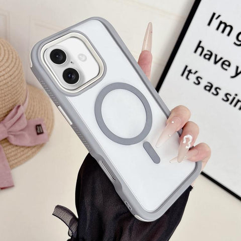 Cool 3 in 1 Magnetic Anti-slip Edge Phone Case, For iPhone 18 Pro / 17 Pro, For iPhone 18 Pro Max / 17 Pro Max, For iPhone 17, For iPhone Air