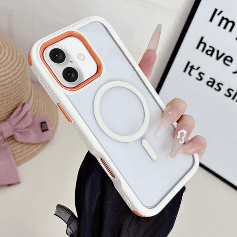 Cool 3 in 1 Magnetic Anti-slip Edge Phone Case, For iPhone 18 Pro / 17 Pro, For iPhone 18 Pro Max / 17 Pro Max, For iPhone 17, For iPhone Air