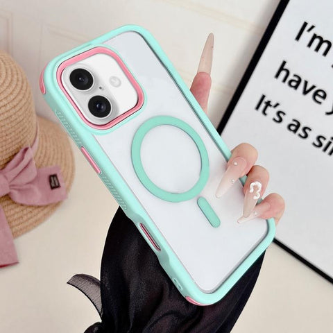 Cool 3 in 1 Magnetic Anti-slip Edge Phone Case, For iPhone 18 Pro / 17 Pro, For iPhone 18 Pro Max / 17 Pro Max, For iPhone 17, For iPhone Air