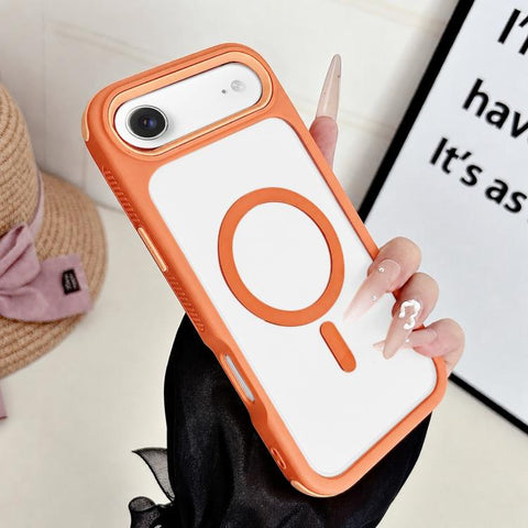 Cool 3 in 1 Magnetic Anti-slip Edge Phone Case, For iPhone 18 Pro / 17 Pro, For iPhone 18 Pro Max / 17 Pro Max, For iPhone 17, For iPhone Air