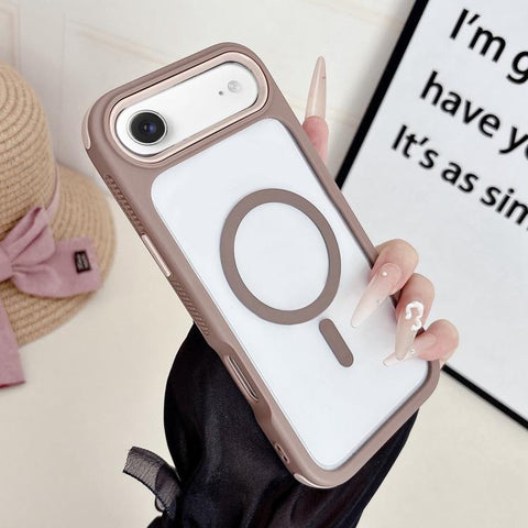 Cool 3 in 1 Magnetic Anti-slip Edge Phone Case, For iPhone 18 Pro / 17 Pro, For iPhone 18 Pro Max / 17 Pro Max, For iPhone 17, For iPhone Air