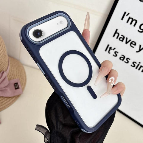 Cool 3 in 1 Magnetic Anti-slip Edge Phone Case, For iPhone 18 Pro / 17 Pro, For iPhone 18 Pro Max / 17 Pro Max, For iPhone 17, For iPhone Air