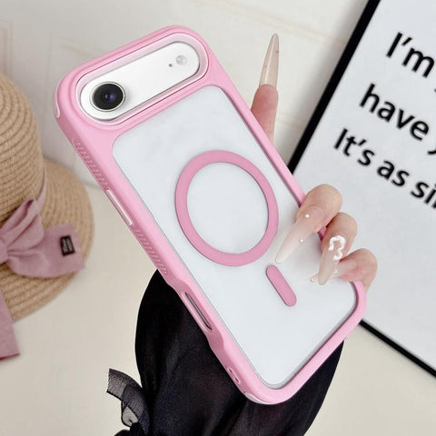 Cool 3 in 1 Magnetic Anti-slip Edge Phone Case, For iPhone 18 Pro / 17 Pro, For iPhone 18 Pro Max / 17 Pro Max, For iPhone 17, For iPhone Air