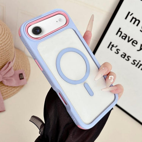 Cool 3 in 1 Magnetic Anti-slip Edge Phone Case, For iPhone 18 Pro / 17 Pro, For iPhone 18 Pro Max / 17 Pro Max, For iPhone 17, For iPhone Air
