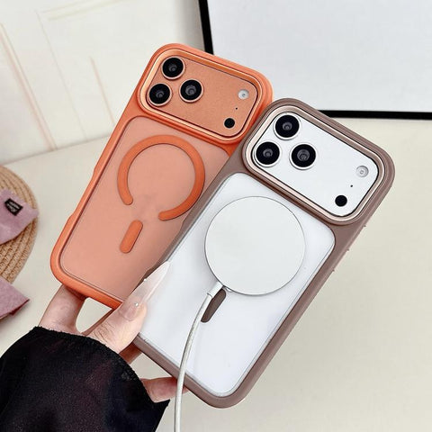 Cool 3 in 1 Magnetic Anti-slip Edge Phone Case, For iPhone 18 Pro / 17 Pro, For iPhone 18 Pro Max / 17 Pro Max, For iPhone 17, For iPhone Air