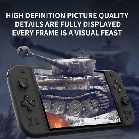 G90 7-inch IPS HD Handheld Game Console Supports 30+ Emulators, 64G