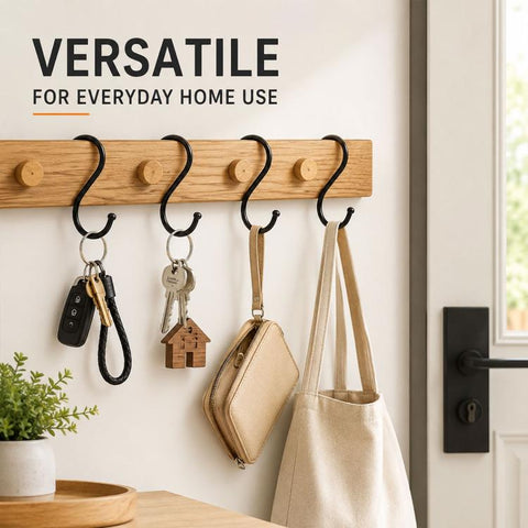 10pcs 8.8cm Iron S-Shaped Storage Hook