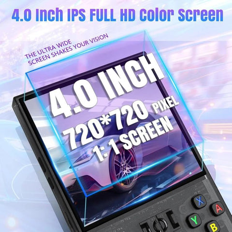 R36 MAX 4-inch IPS HD Handheld Retro Game Console Built-in 18,000+ Games, 64G