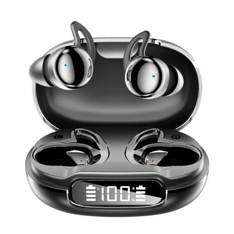 Q81 Noise Reduction Wireless Bluetooth Earphone with LED Digital Display